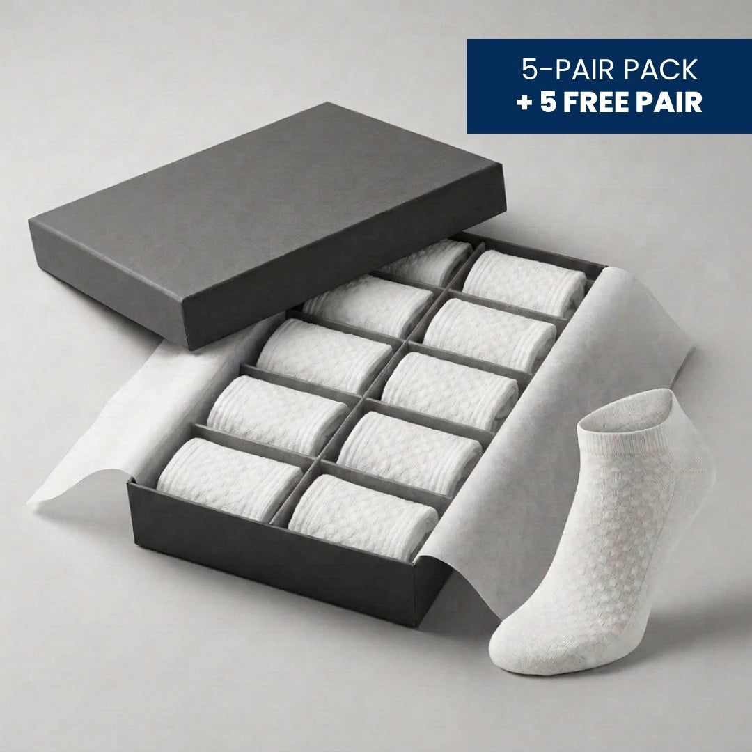 CLARLENS PREMIUM BAMBOO FIBRE ANKLE SOCKS