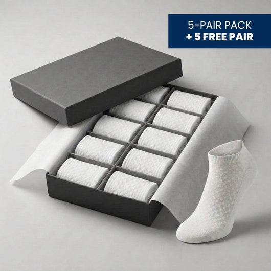 CLARLENS PREMIUM BAMBOO FIBRE ANKLE SOCKS