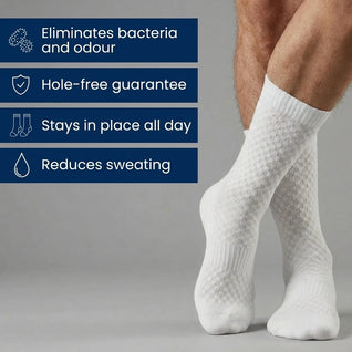 CLARLENS PREMIUM BAMBOO FIBRE CREW SOCKS