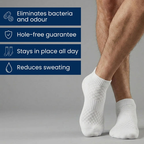CLARLENS PREMIUM BAMBOO FIBRE ANKLE SOCKS