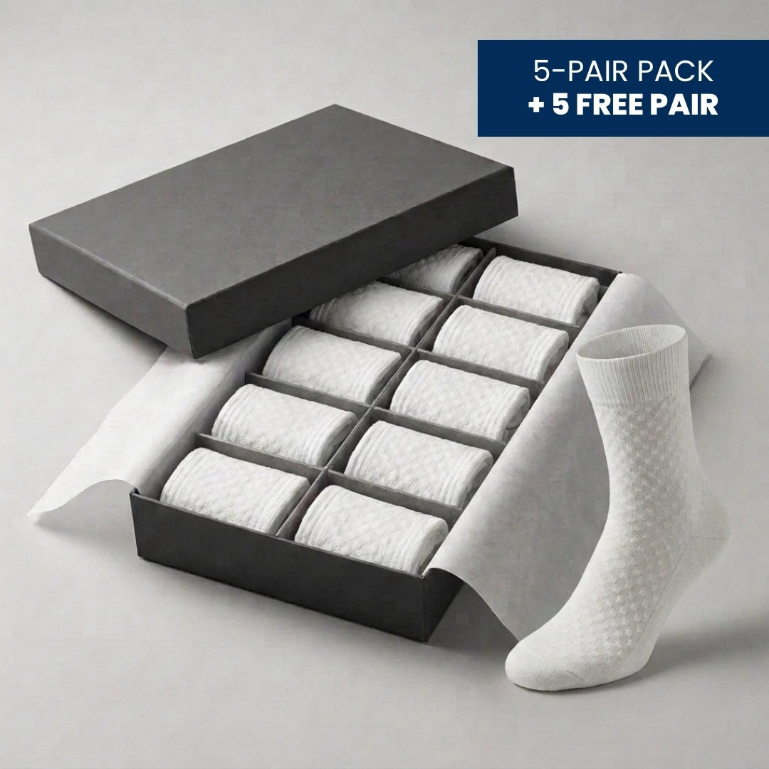 CLARLENS PREMIUM BAMBOO FIBRE CREW SOCKS