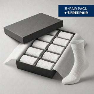 CLARLENS PREMIUM BAMBOO FIBRE CREW SOCKS