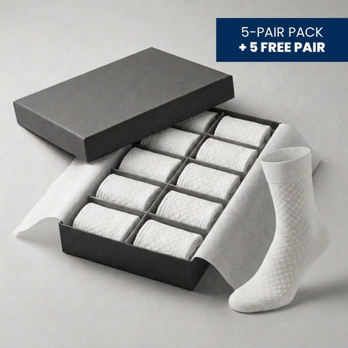 CLARLENS PREMIUM BAMBOO FIBRE CREW SOCKS