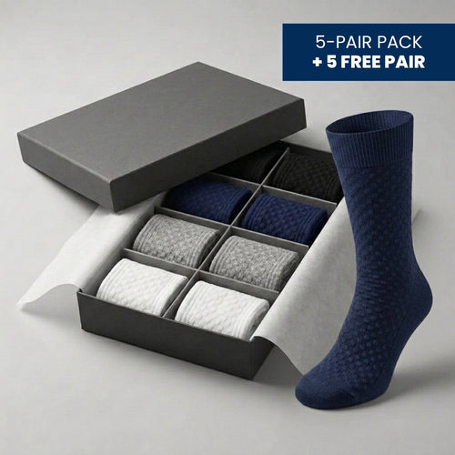 CLARLENS PREMIUM BAMBOO FIBRE CREW SOCKS