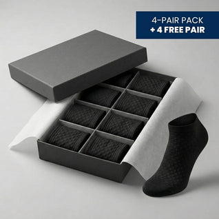 CLARLENS PREMIUM BAMBOO FIBRE ANKLE SOCKS