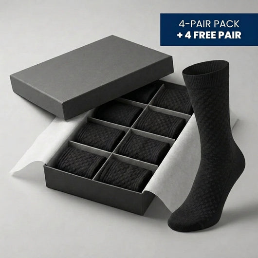 CLARLENS PREMIUM BAMBOO FIBRE CREW SOCKS